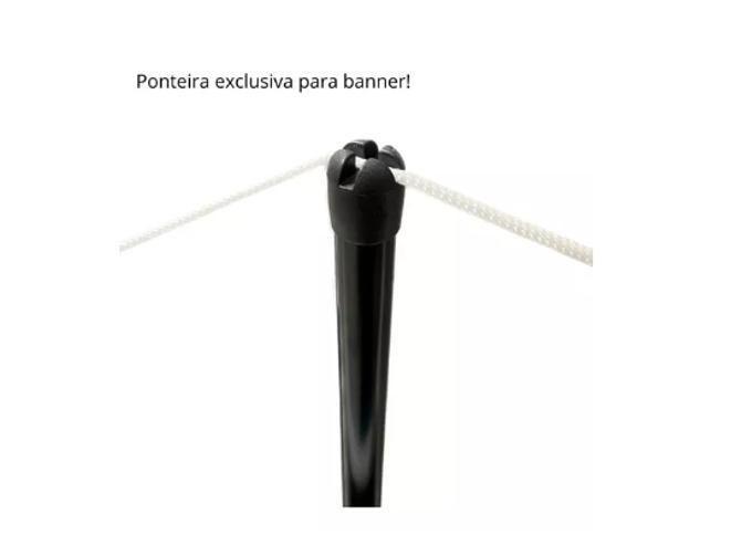 Imagem de Porta Banner Pedestal Tripé 2,20M Altura Bolsa Resistente