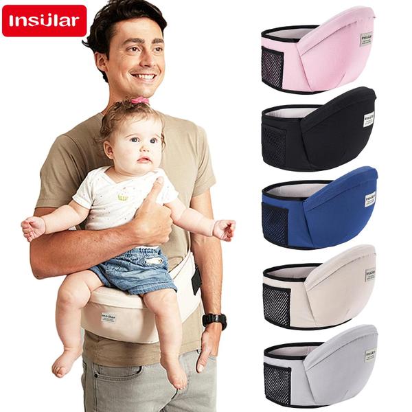 Imagem de Porta-Bebê Ajustável com Cinto de Hipseat - Mochila Infantil e Banco de Cintura