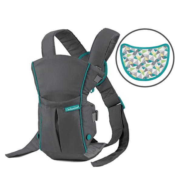 Imagem de Porta-bebês Infantino Swift Classic 7-12 kg com bolso cinza