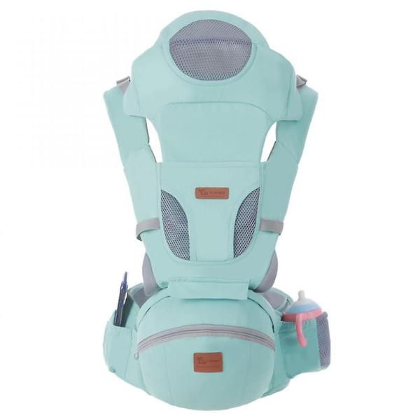 Imagem de Porta-bebês Wokex Ergonomic Hipseat 0-48m com suspensórios cinza