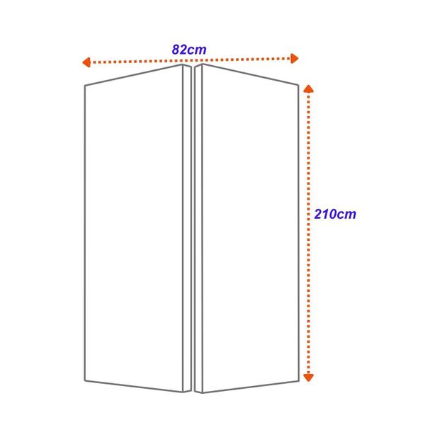 Imagem de Porta Camarão de Madeira 210x82cm Friso 10 Sarrafeada Jb Portas Angelim