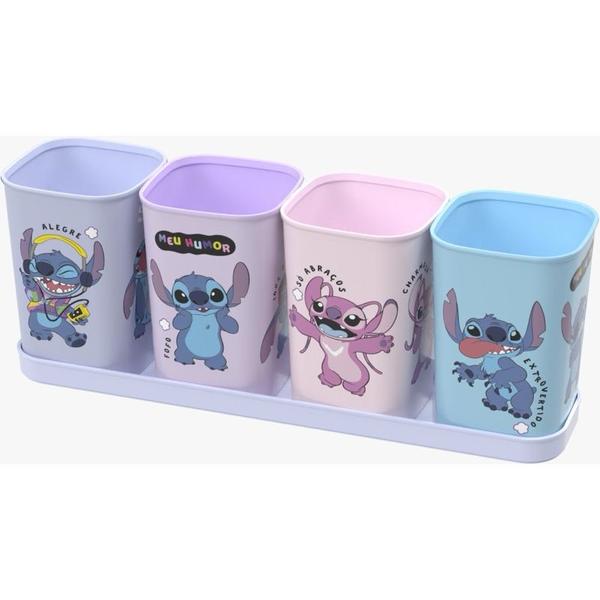 Imagem de Porta Canetas Stitch, Princesas e Ursinhos Cute