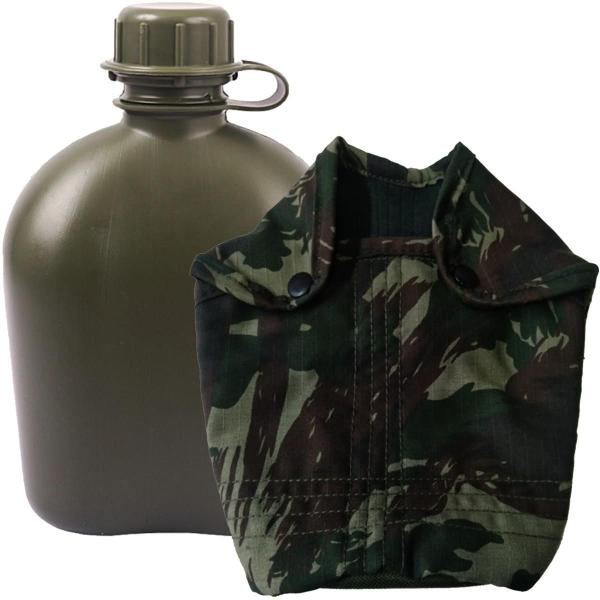 Imagem de Porta Cantil Camuflado Termico Agua Cooler Garrafa Bolsa