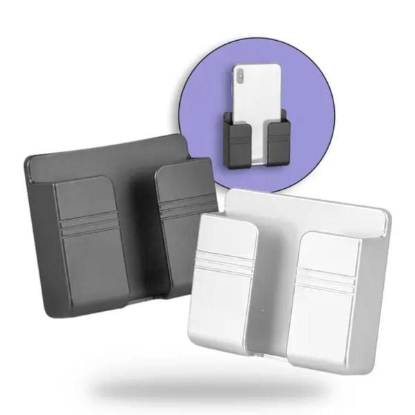 Porta Celular De Parede Smartphone Controle Suporte Multiuso Porta Treco - Click&Compre Imagem de Porta Celular De Parede Smartphone Controle Suporte Multiuso Porta Treco