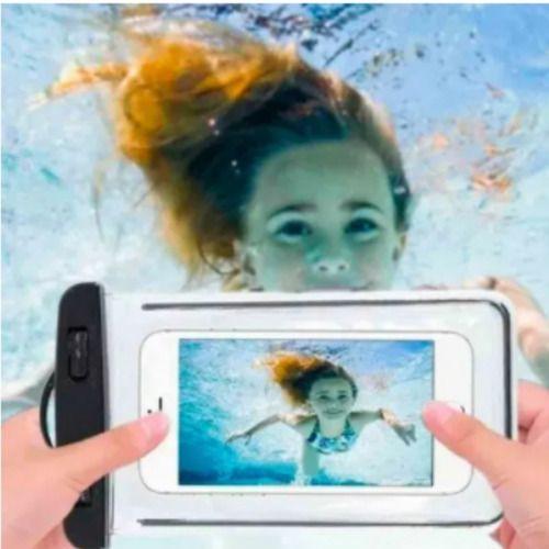 Imagem de Porta Celular Impermeável Smartphone Piscina Praia Água Útil