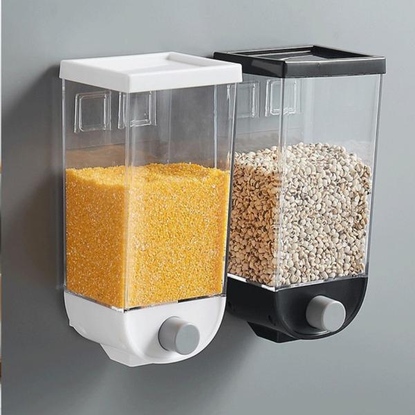 Imagem de Porta Cereais Dispenser De Grãos Organizador Alimentos 1 L