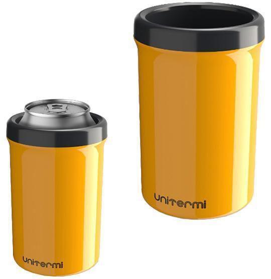 Imagem de Porta Cerveja / Lata De Plastico Termico Amarelo 350Ml