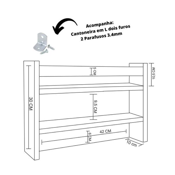 Imagem de Porta CHAVE ORGANIZADOR TROVARELLI Branco