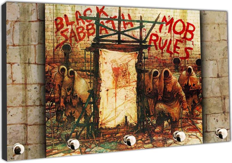 Imagem de Porta Chaves Bandas Black Sabbath Organizador Chaveiro