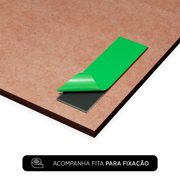 Imagem de Porta Chaves Chaveiro Carta Com Prateleira MDF 6mm 