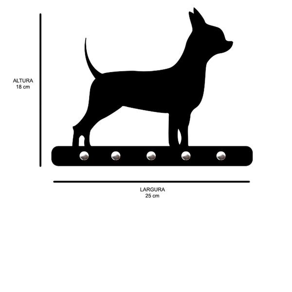 Imagem de Porta Chaves de Parede em Mdf 6 mm Pinscher PC507