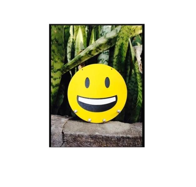 Imagem de Porta Chaves De Parede Em Relevo Porta Chaves Emoji Amarelo