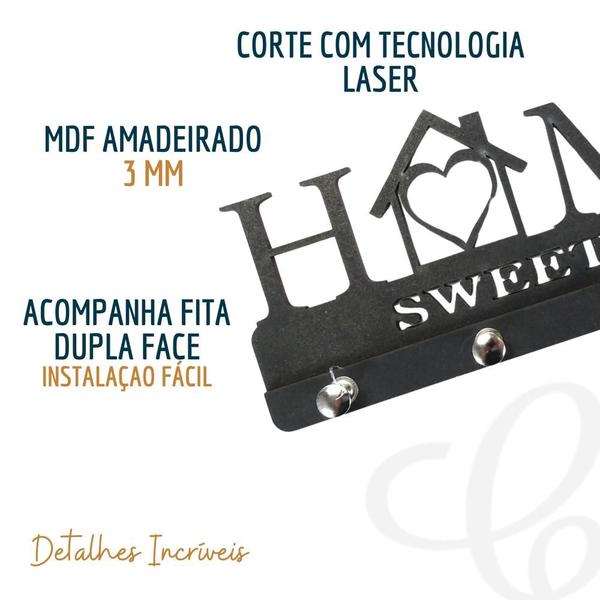 Porta chaves mdf - Carmisini Imagem de Porta chaves mdf