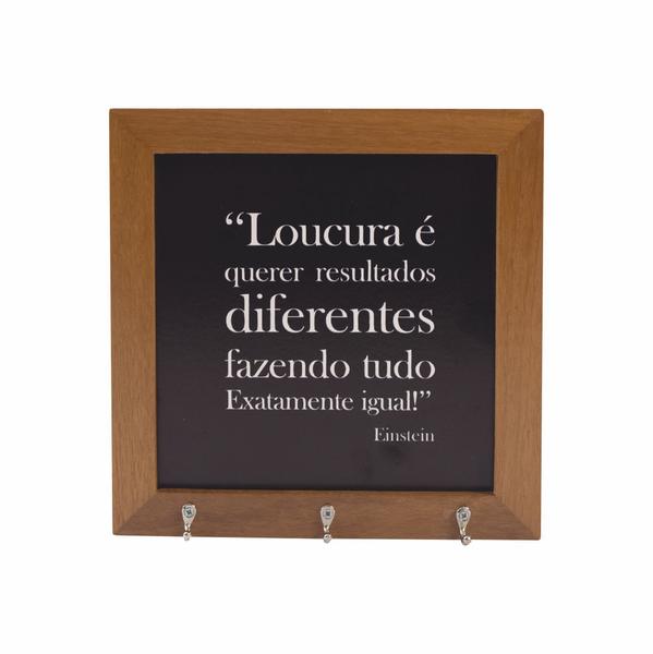 Imagem de Porta Chaves Modelo Quadro Decorativo 19x19cm PCCN17