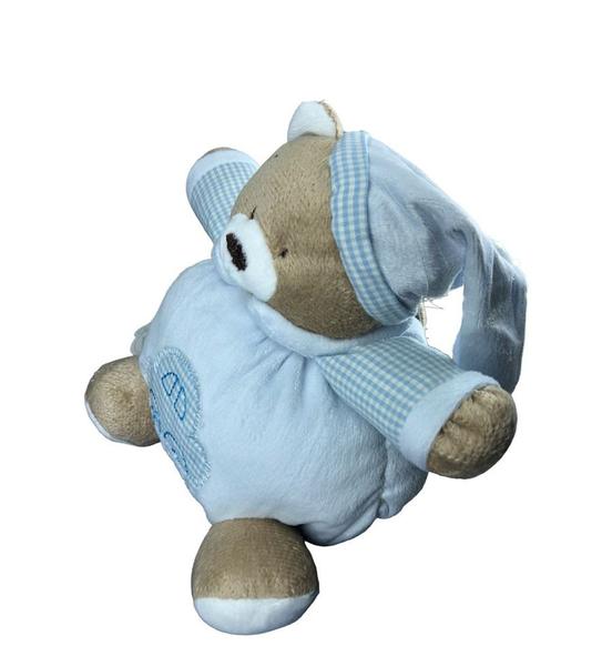 Imagem de Porta Chupetas de Pelúcia Urso Azul - Zip Toys