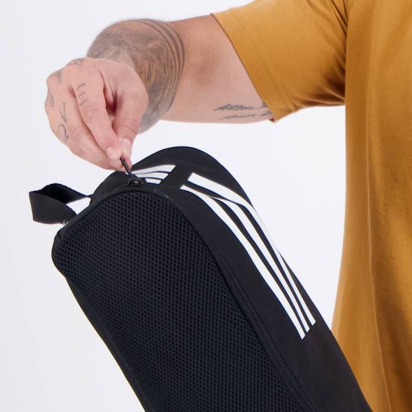 Imagem de Porta Chuteira Adidas Essentials TR Preto e Branco