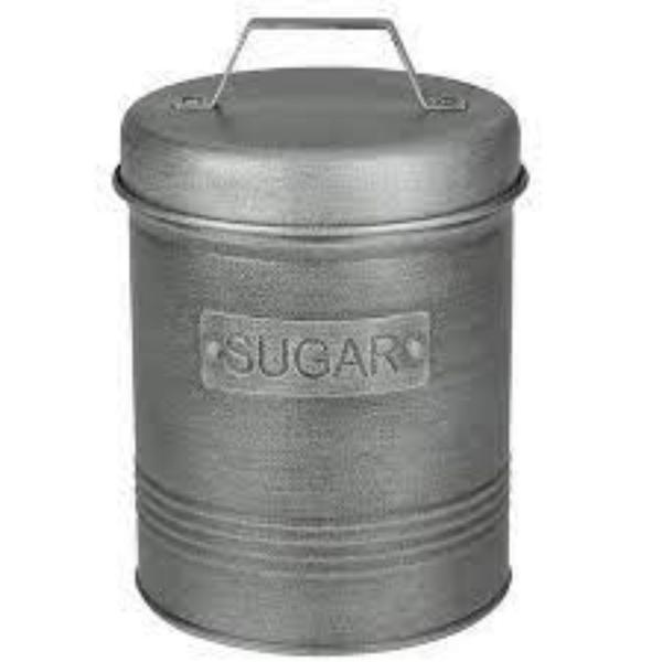 Imagem de Porta Condimentos Soho Sugar 1500ml Lata Chumbo 12x19cm Yoi