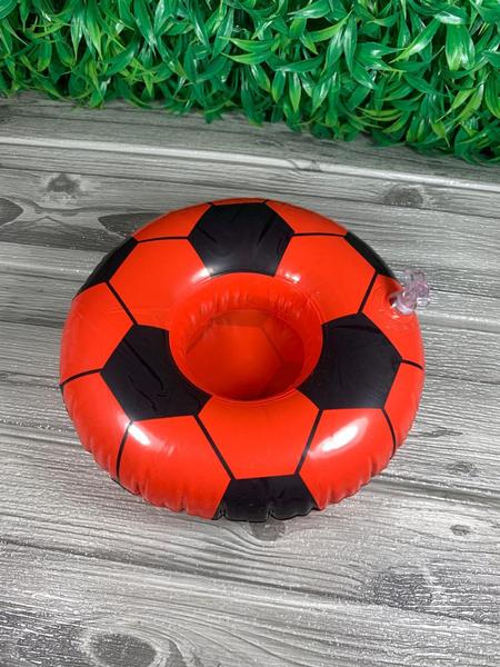 Imagem de Porta Copos Boia Inflável Bola De Futebol Piscina