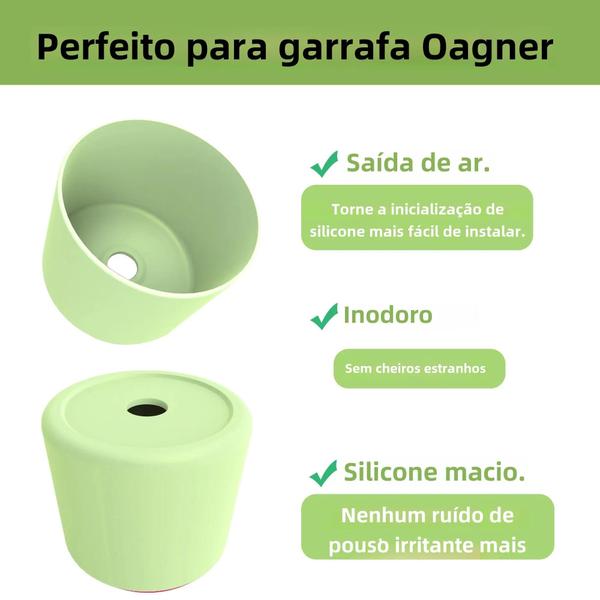 Imagem de Porta-Copos de Silicone Antiderrapante para Garrafa Owala (24oz, 32oz, 40oz)