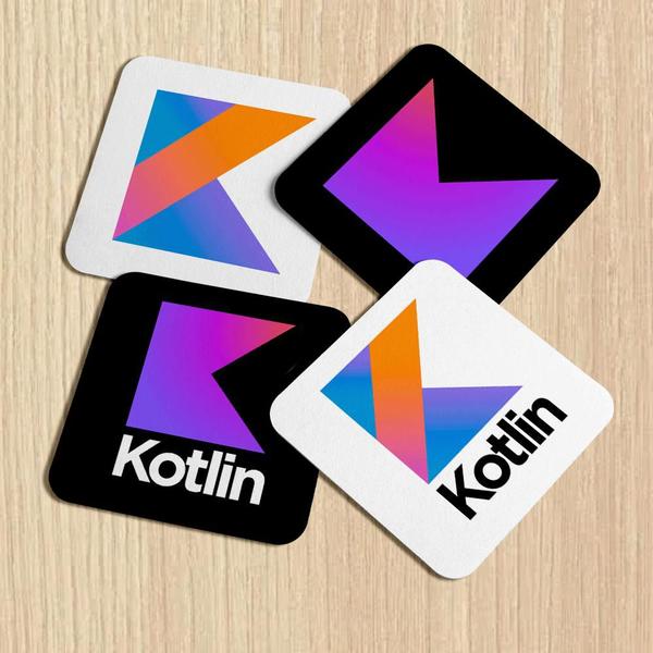 Imagem de Porta copos Dev - Kotlin c/ 4pç de borracha