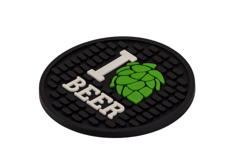 Imagem de Porta Copos I Love Beer  6 Unidades Emborrachado