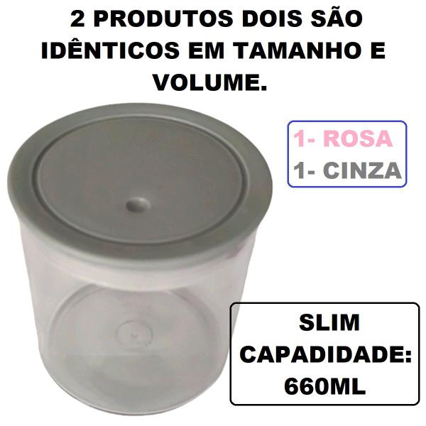 Imagem de Porta Cotonete Algodao Hermetico Higiene Pessoal Limpeza De Pele Bebe Organizador Banheiro Penteadeira Cristal Acrilico