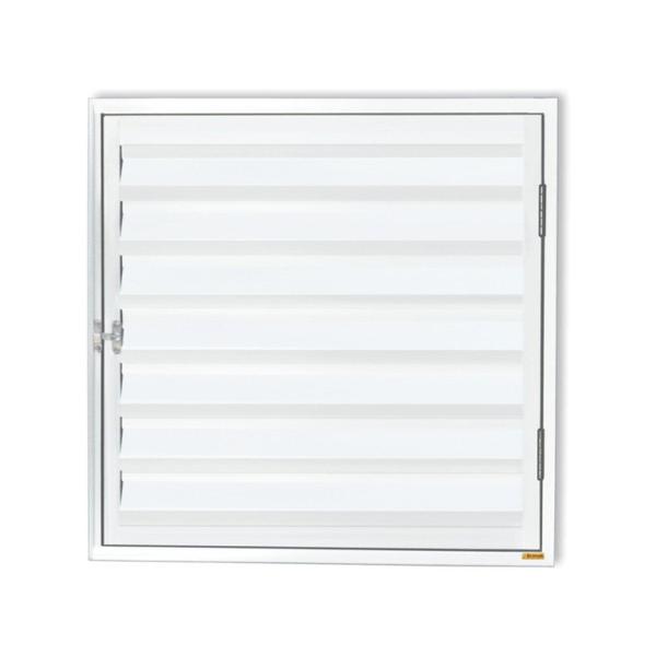 Imagem de Porta de Alumínio Abrigo 60x80cm para Água e Gás 1 Folha sem Ventilação Anodizado Brilhante Brimak