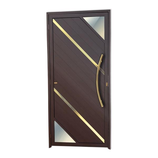 Imagem de Porta de Aluminio Lambril 210x100cm com Puxador Super Oasis Brimak