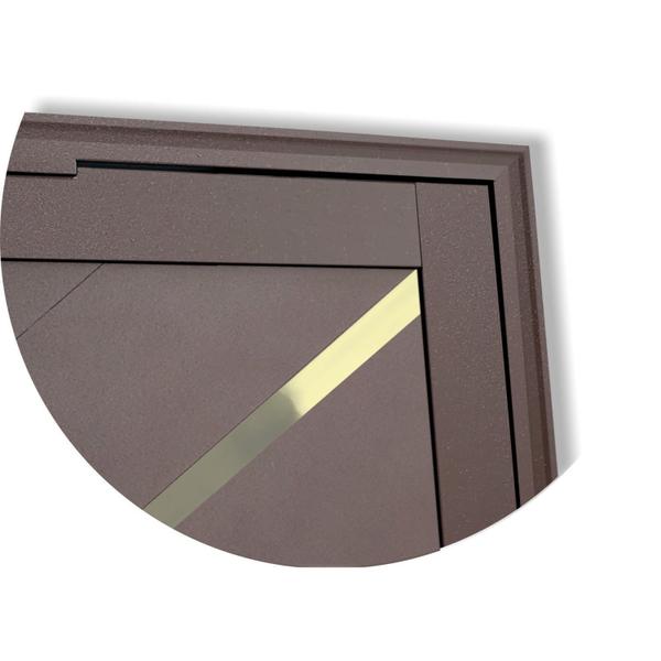 Imagem de Porta de Aluminio Lambril 210x90cm com Puxador Super Oasis Brimak