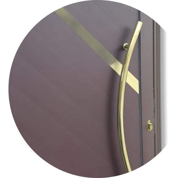 Imagem de Porta de Aluminio Lambril 210x90cm com Puxador Super Oasis Brimak