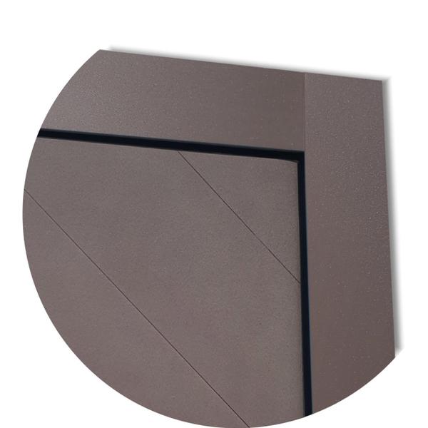 Imagem de Porta de Aluminio Lambril 210x90cm com Puxador Super Premium Brimak