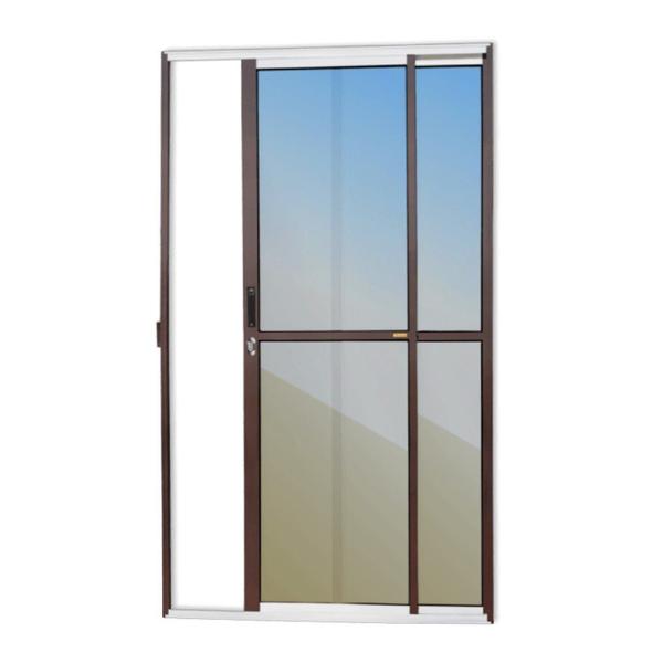 Imagem de Porta de Correr 2 Folhas Super Vidro Reflex 210cm x 120cm Brimak