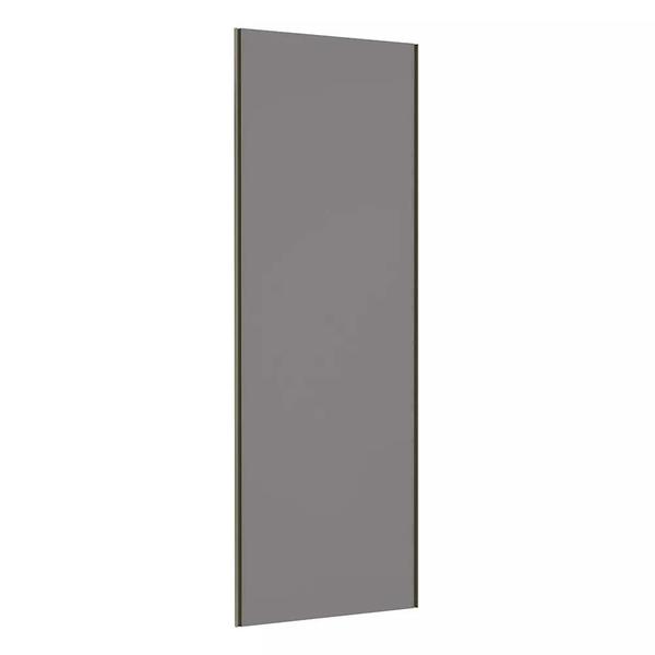 Imagem de Porta de Correr Closet 80cm com Puxador Perfil Inox sem Kit Ferragem Prime Luciane Móveis