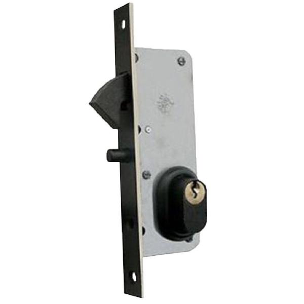Porta de Correr Sacada 2 Folhas 2.10 X 1.50 Branca Linha 25 Com Fechadura - DC Imagem de Porta de Correr Sacada 2 Folhas 2.10 X 1.50 Branca Linha 25 Com Fechadura