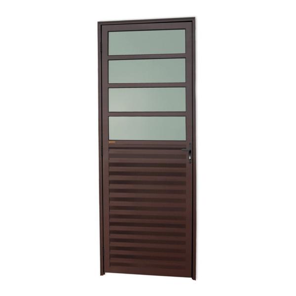 Imagem de Porta de Cozinha Linha 25 Vidro Boreal 210cm x 80cm Brimak