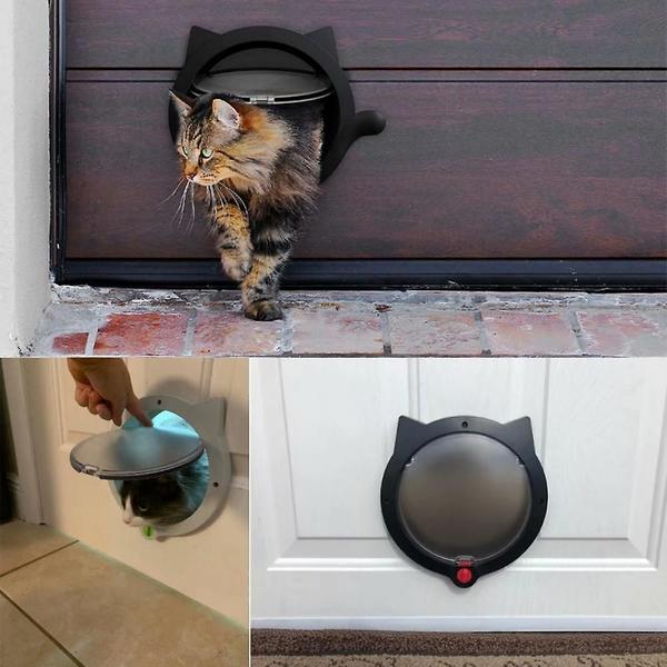 Imagem de Porta de plástico para animais de estimação para cães e gatos, tamanho L, Wokex