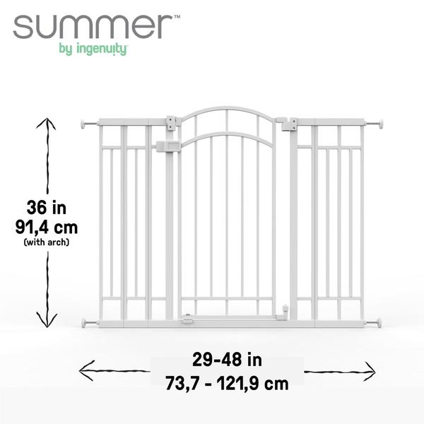 Imagem de Porta de segurança Summer by Ingenuity Doorway série 48W com 36 cm de altura