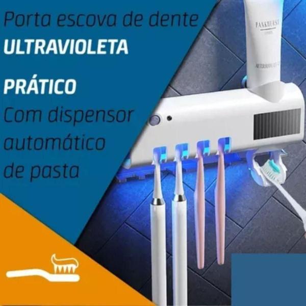 Porta Dentes Esterilizador com LED - Black Watch Imagem de Porta Dentes Esterilizador com LED