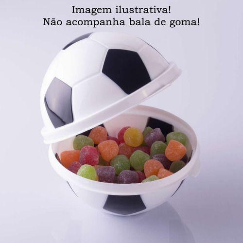 Imagem de Porta Doces Festa Bola Futebol Potinho Com Tampa 380ml