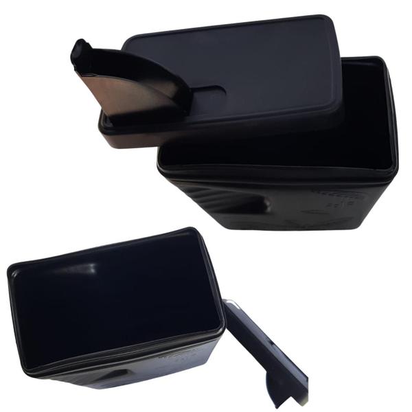 Porta Erva Mate Tereré Black Erva Pote para Erva Mate Mateira Pote guardar Erva Tereré Chimarrão Imagem de Porta Erva Mate Tereré Black Erva Pote para Erva Mate Mateira Pote guardar Erva Tereré Chimarrão