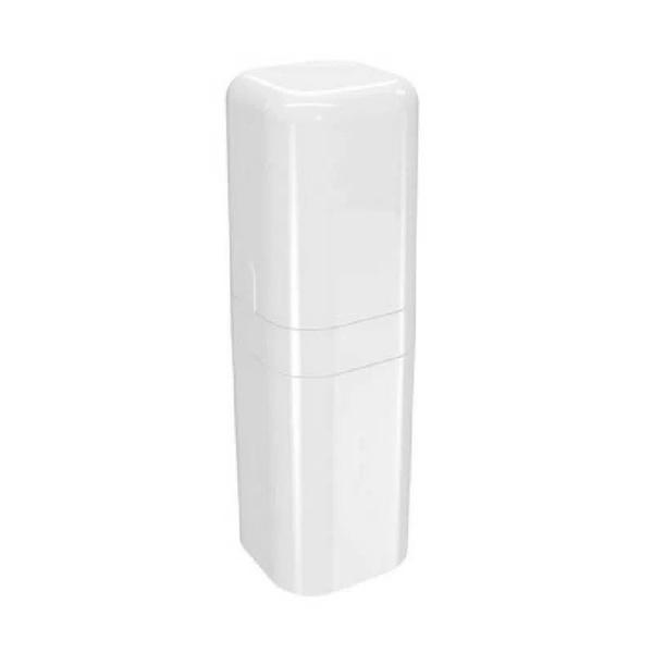 Porta Escova com Tampa Splash Branco 20453/0007 Coza Imagem de Porta Escova com Tampa Splash Branco 20453/0007 Coza