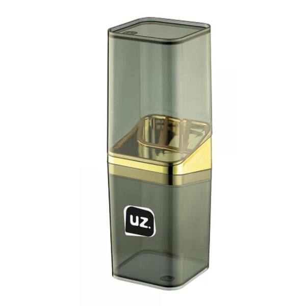 Porta Escova de Dente c/ Tampa Slim - UZ - UZ UTILIDADES GRUPO K1 S.A Imagem de Porta Escova de Dente c/ Tampa Slim - UZ