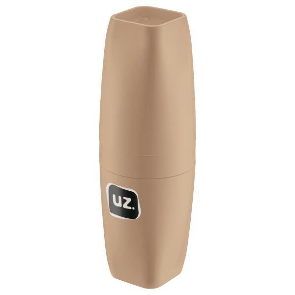 Imagem de Porta Escova De Dente Com Tampa Premium Luxo Creme UZ520