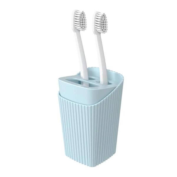 Imagem de Porta Escova de Dente e Pasta Creme Dental Banheiro Lavabo Suporte