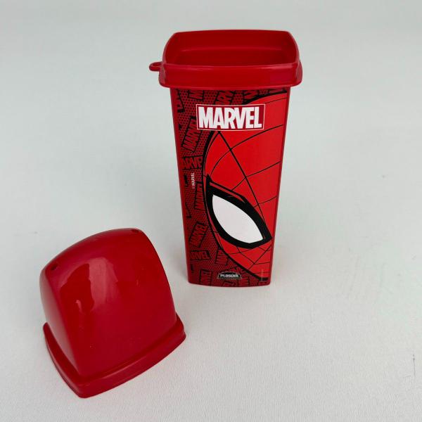 Imagem de Porta-escova Dente Homem-Aranha Marvel Higiene Estojo Escola