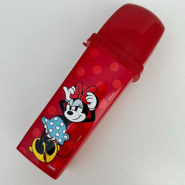 Imagem de Porta-escova Dente Minnie Mouse Disney Higiene Estojo Escola