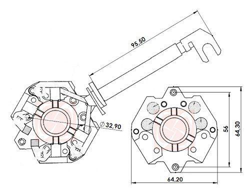 Imagem de Porta escovas BMW.