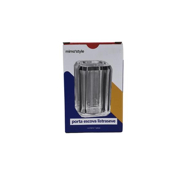 Imagem de Porta Escovas de Dente Listraseve Clear 210ML BH24084 MIMO