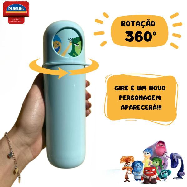 Imagem de Porta Escovas Lúdico Multiuso Infantil Disney Divertidamente