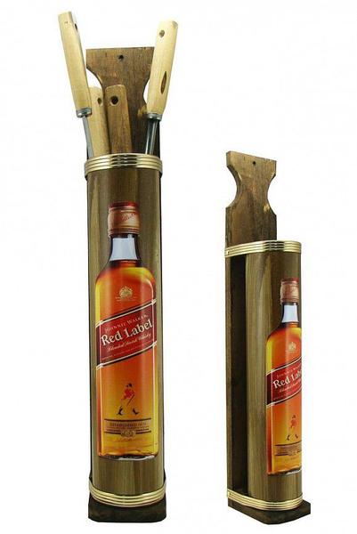 Imagem de Porta Espetos de Churrasco Gourmet Decorativo - Whisky Red